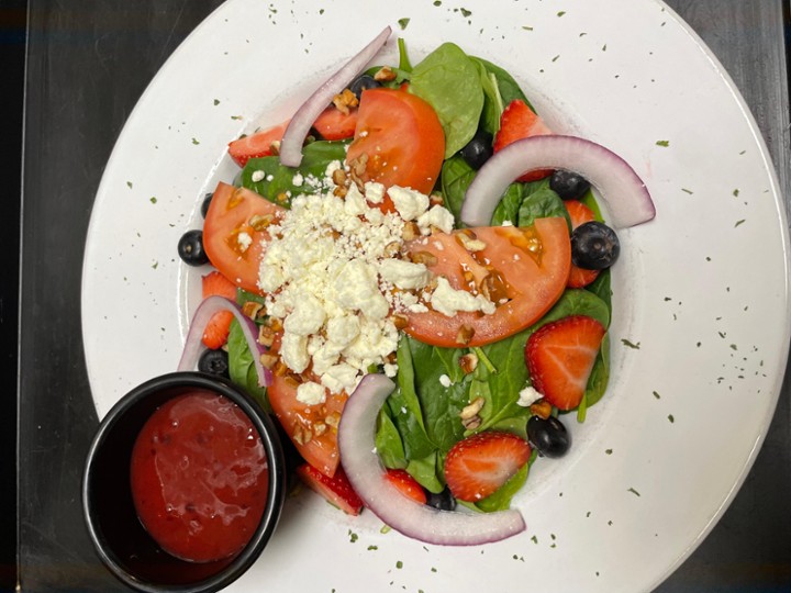 Fresh Berries & Spinach Salad