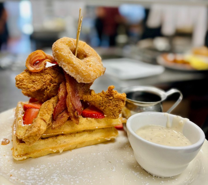 Texas Chicken & Bacon Waffles