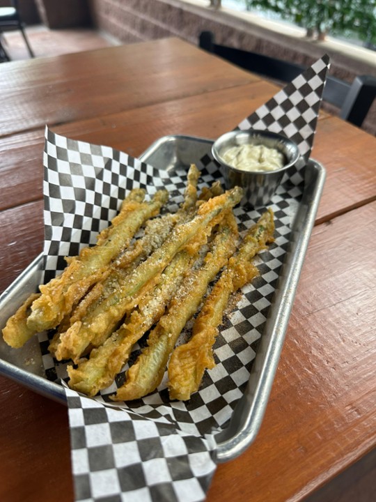Beer Battered Asparagus Fries