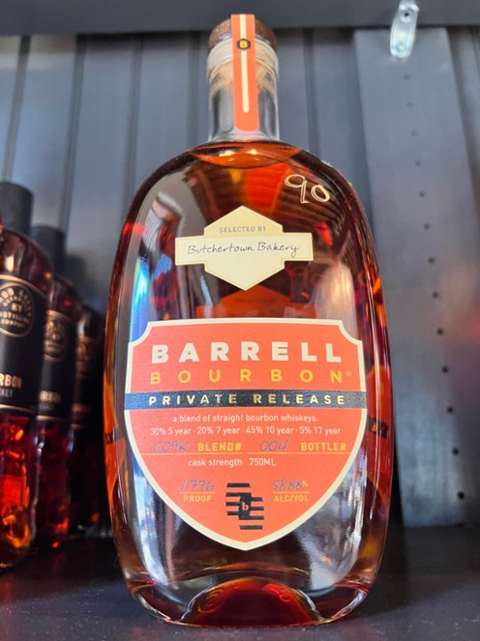 BGB Barrell Bourbon Private Release