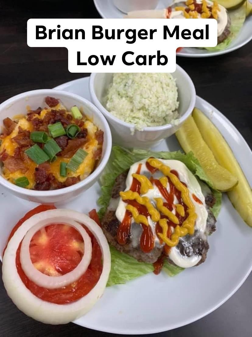 LOW CARB Brian Burger Meal