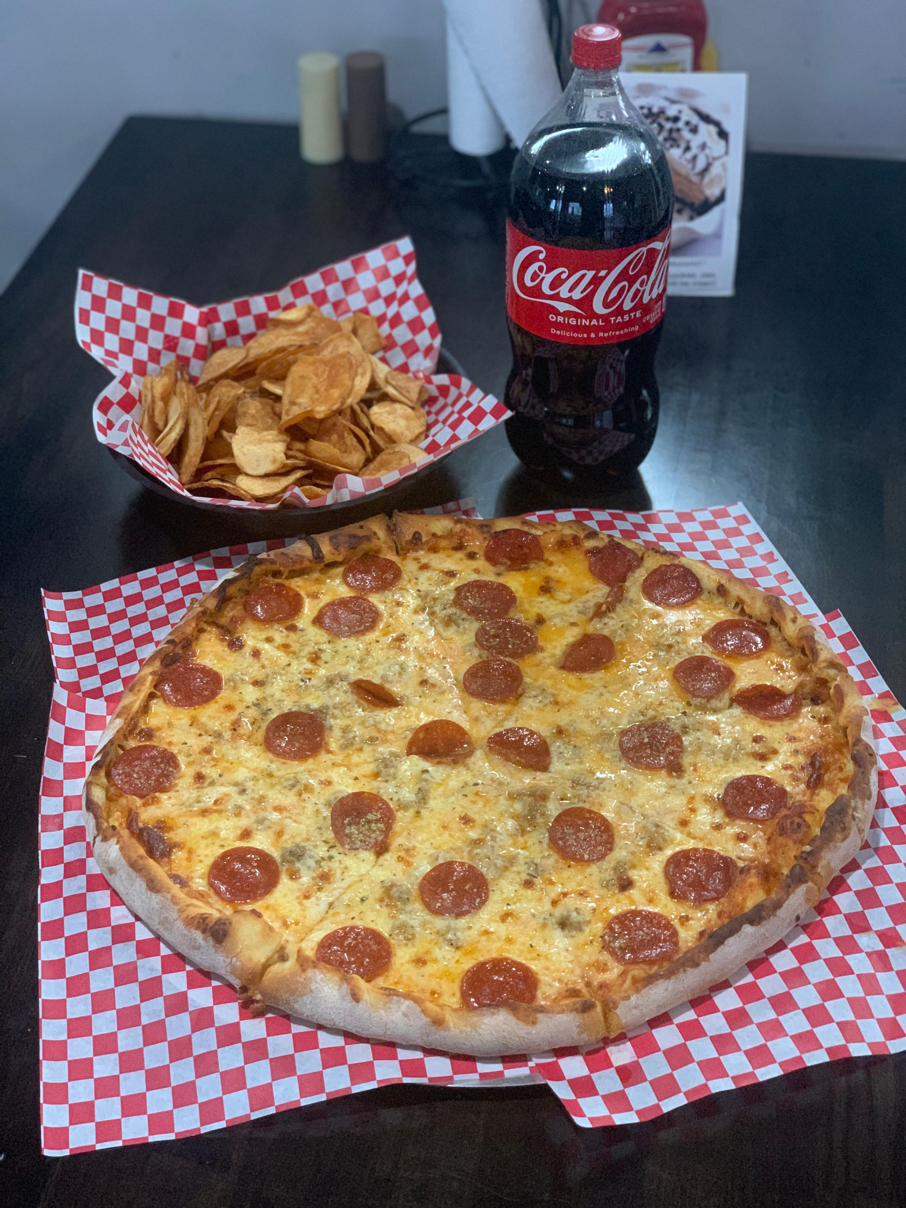 Pizza And Chips Special