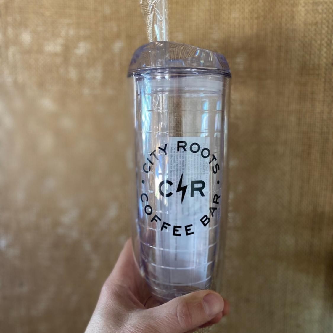 CR TUMBLER with STRAW