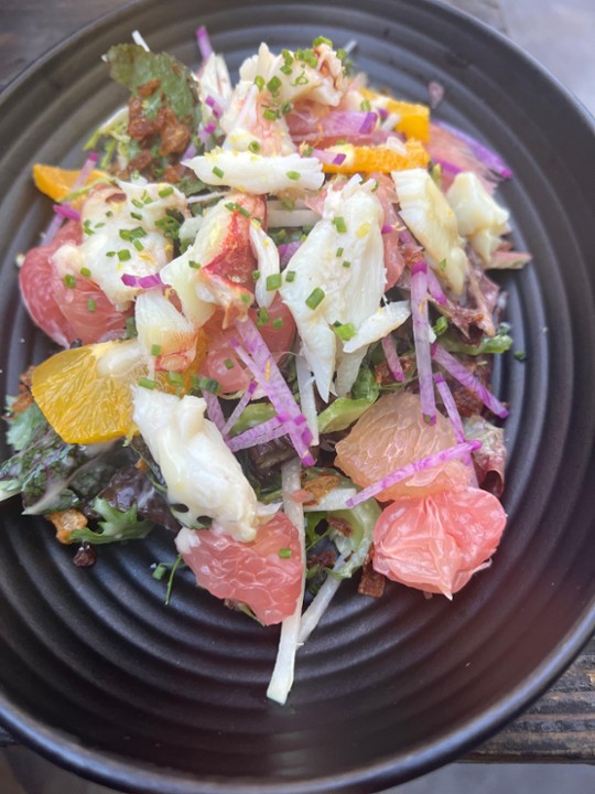 Pomelo and Pixie Mandarin Salad w/ Dungeness Crab