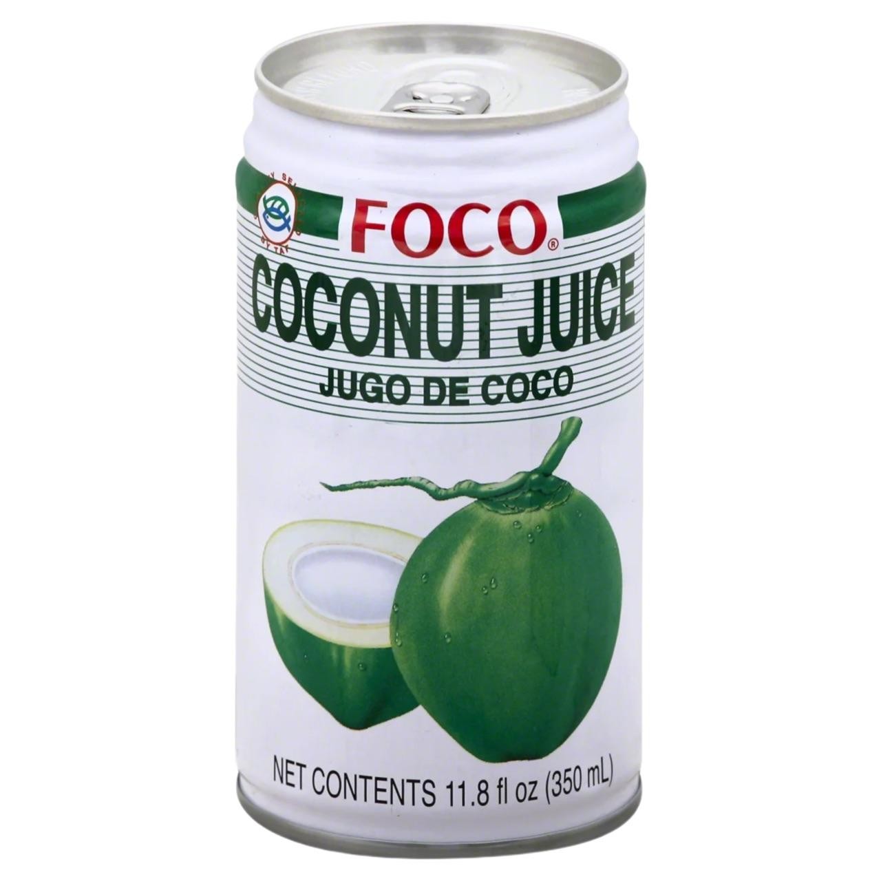 Foco Coconut Juice W/Pulp S (11.8oz)