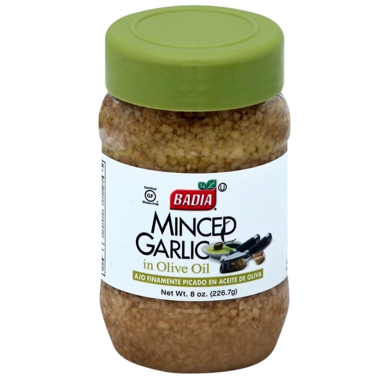 Badia Minced Garlic in Olive Oil 12 x 8oz