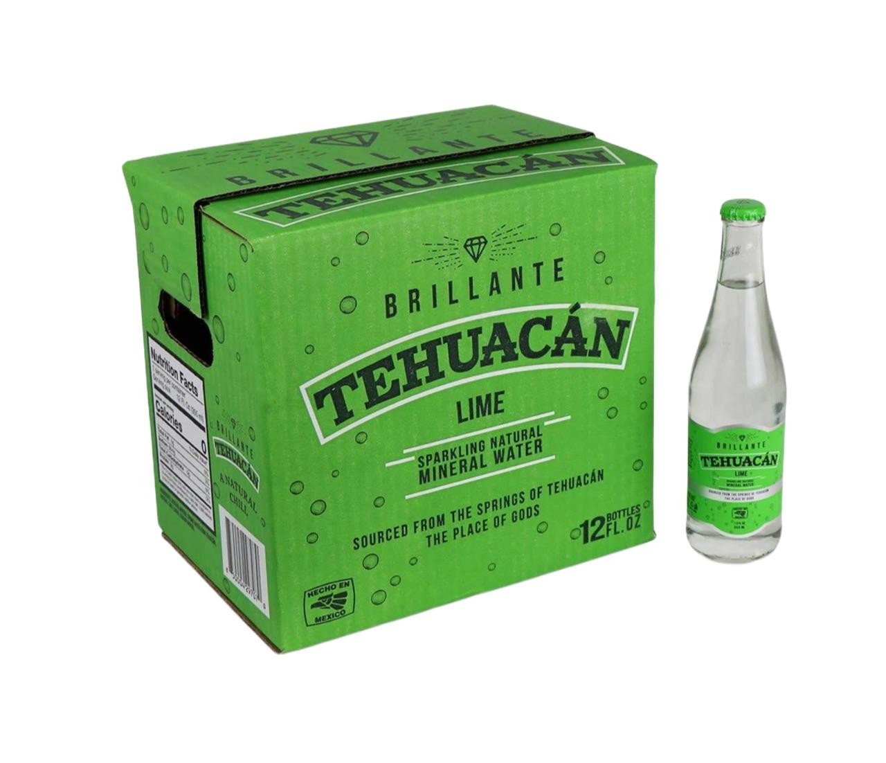 Tehuacan Brillante Mineral Water with Lime (12 oz)