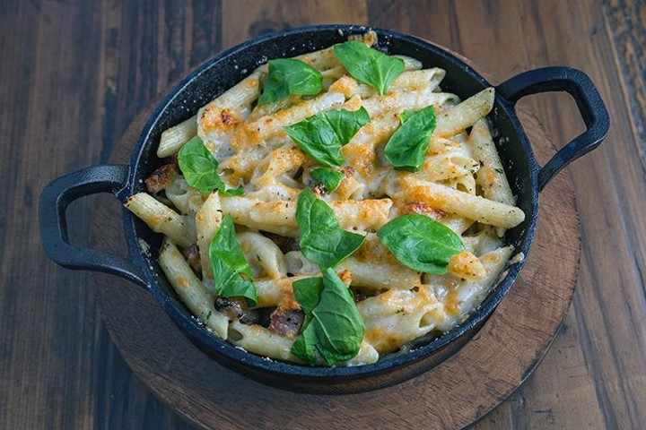 PENNE, PANCETTA AND PARMESAN