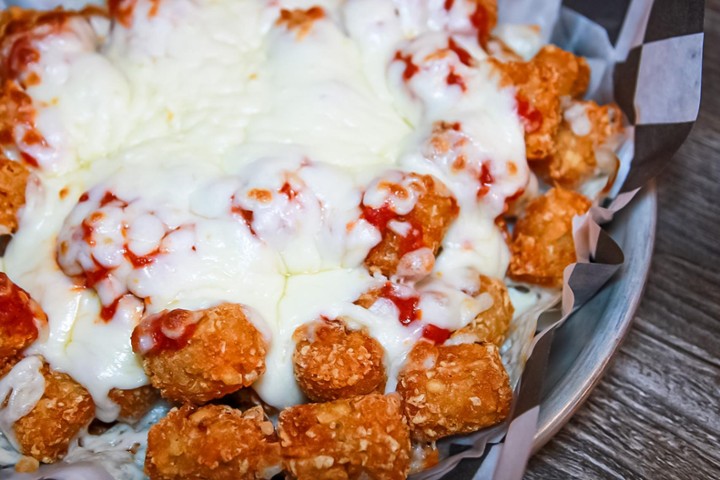 Bed Of Tots Mozzarella Fella