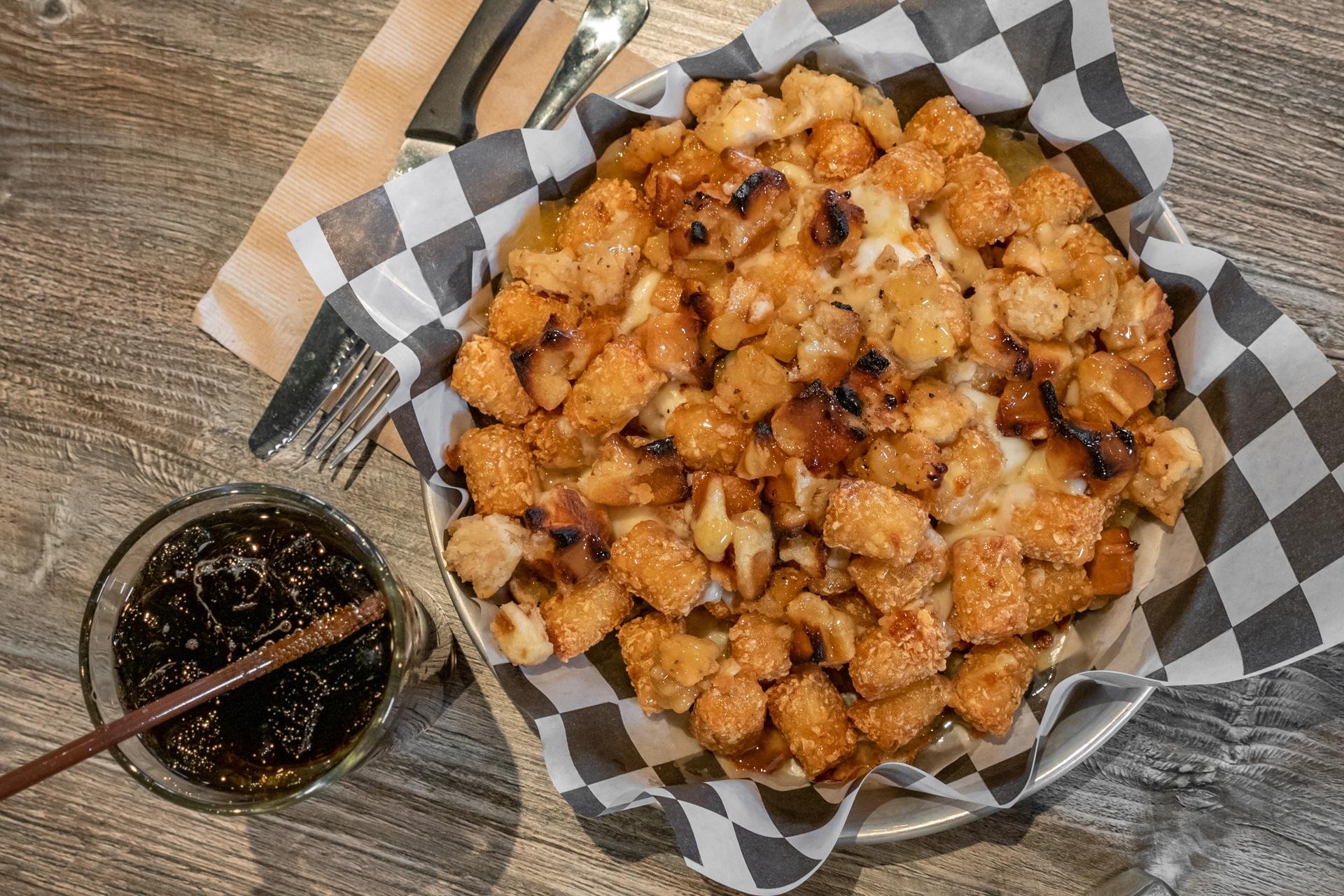 Bed Of Tots Chicken & Waffle