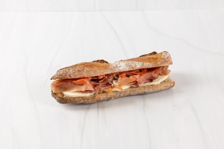 Proscuitto and Mozzarella Sandwich