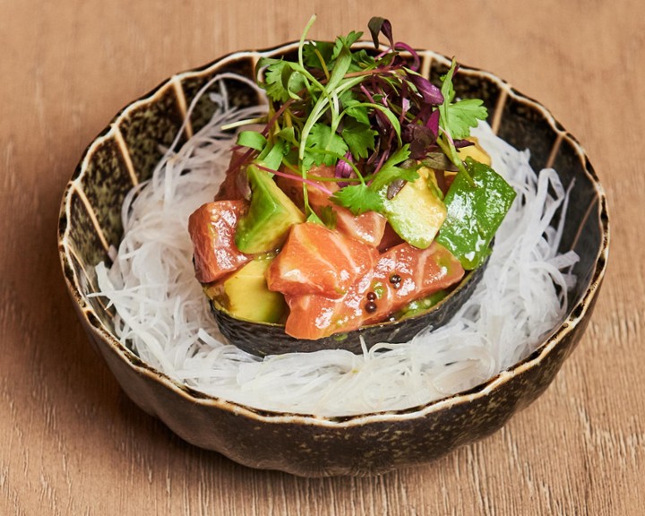 Salmon Avocado Cup