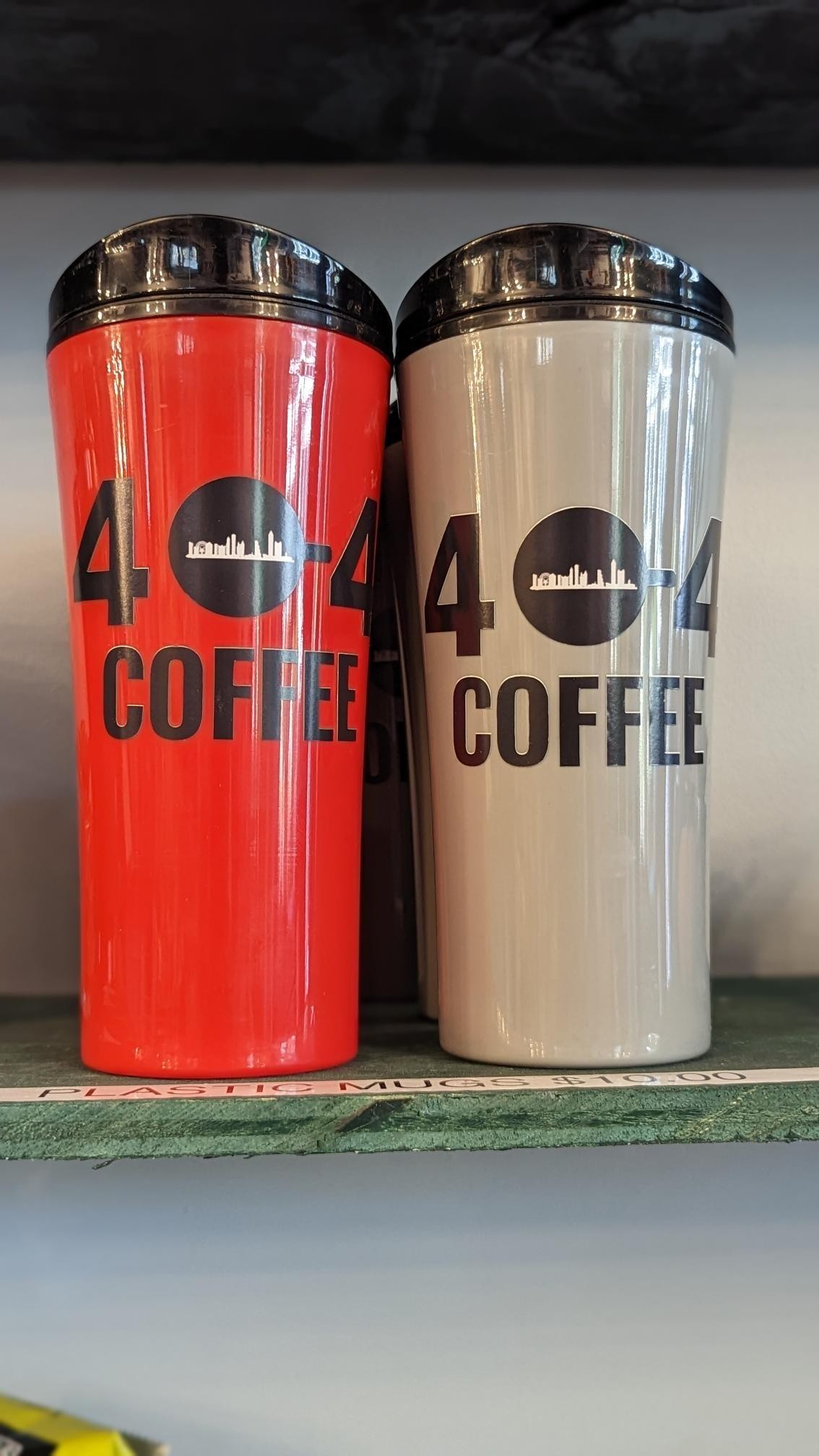 404 Plastic Coffee Travel Cups