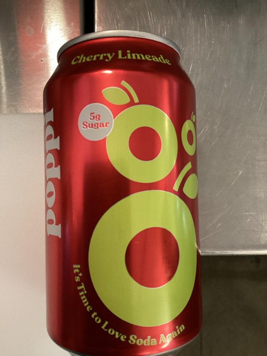 Poppi Cherry Limeade Prebiotic Soda 12oz