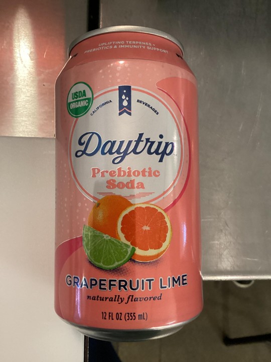 Daytrip Prebiotic Grapefruit Lime Soda