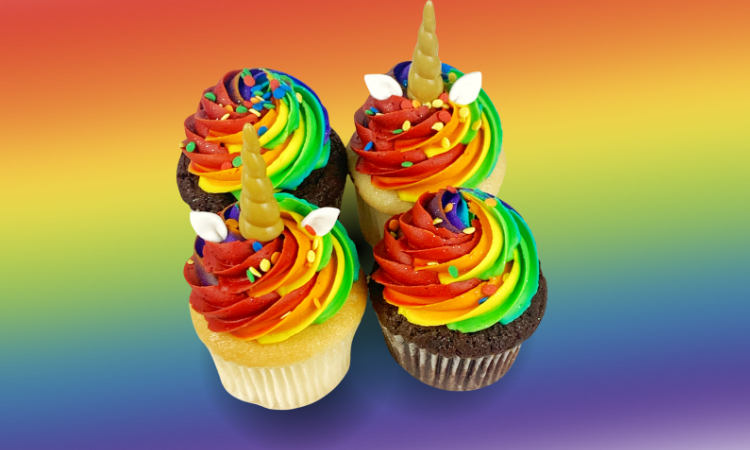 Pride Cupcakes 4 pk