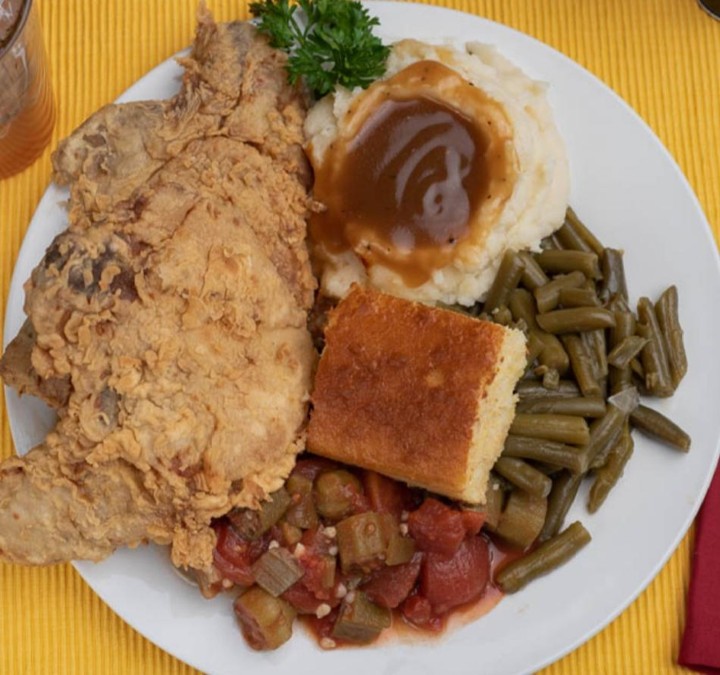 Fried Pork Chop Dinner