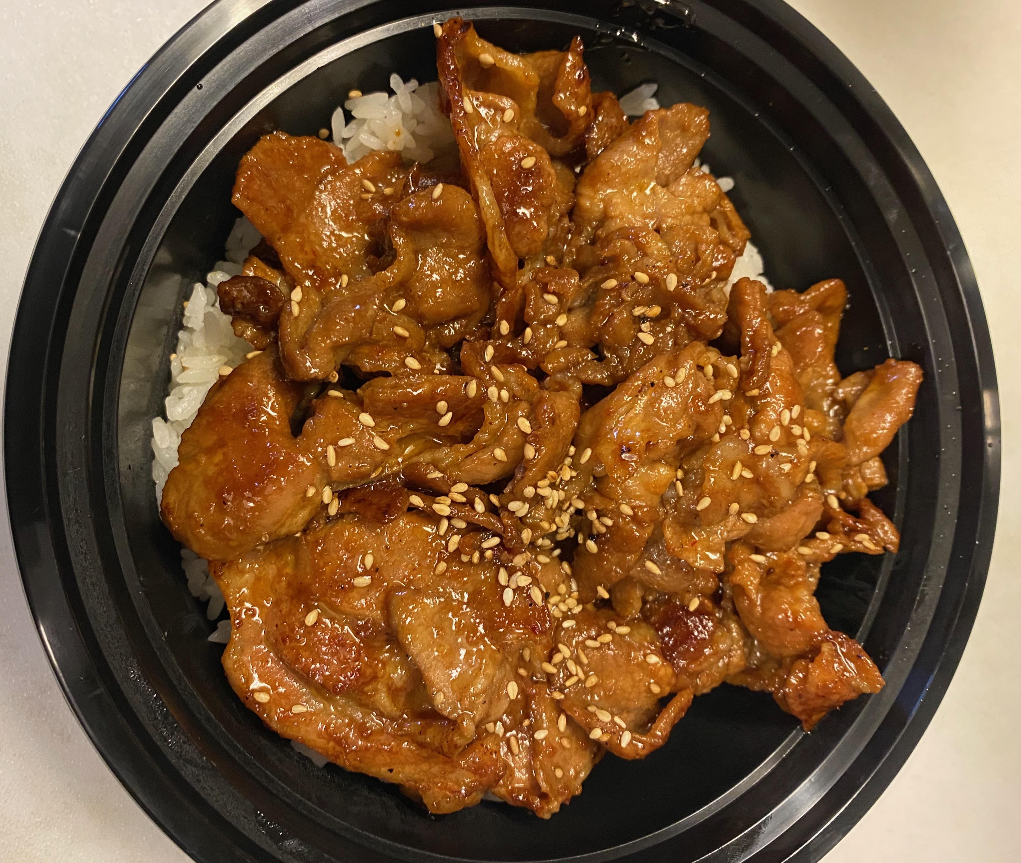 Spicy Pork  & Rice Bowl *No Sides
