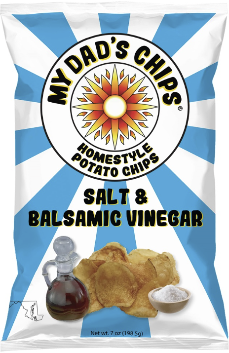 My Dads Chips Salt & Balsamic Vinegar (7oz)