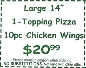 ***14" Pizza & Wings***