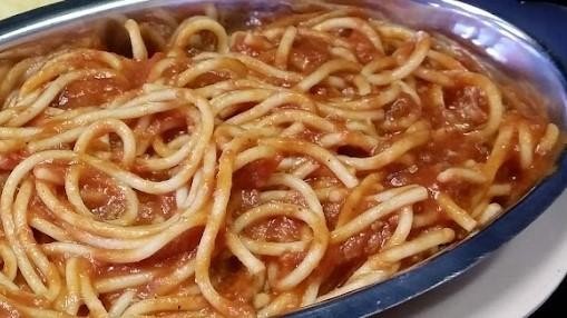 Pan of Spaghetti