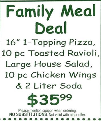 ***Family Meal Deal***