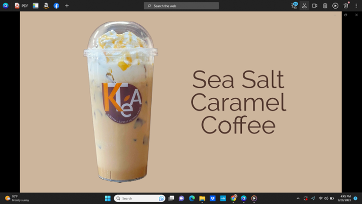 Sea Salt Caramel Coffee