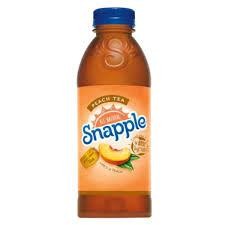 Peach Tea Snapple bottle