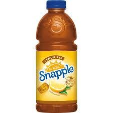 Lemon Tea Snapple bottle