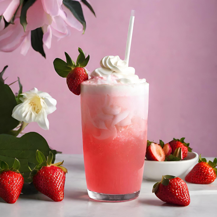 Sparkling Strawberries and Cream Lotus Radiance