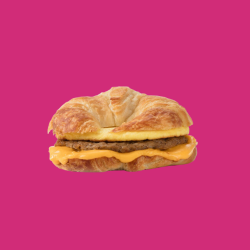 Turkey Sausage, Egg & Swiss Croissant