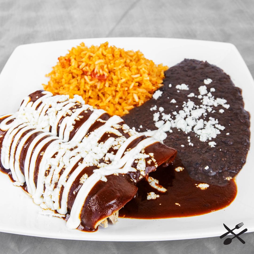 Mole Enchiladas (2)