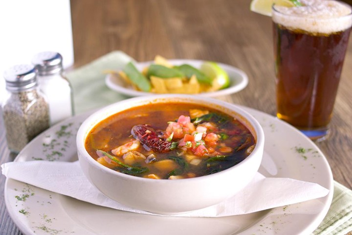 Sopa Camaron y Tilapia