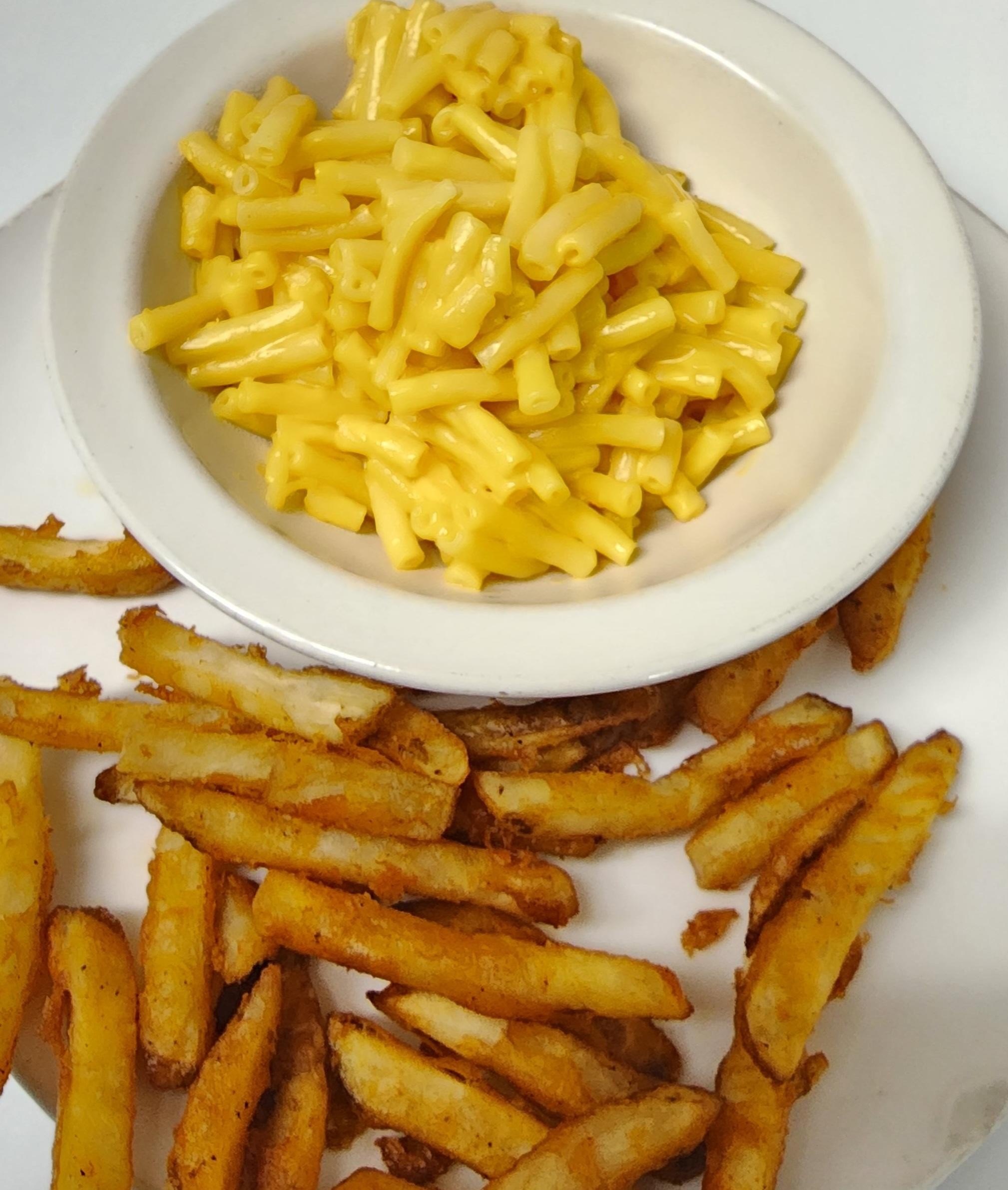 # 1 Mac n Cheese and Fries