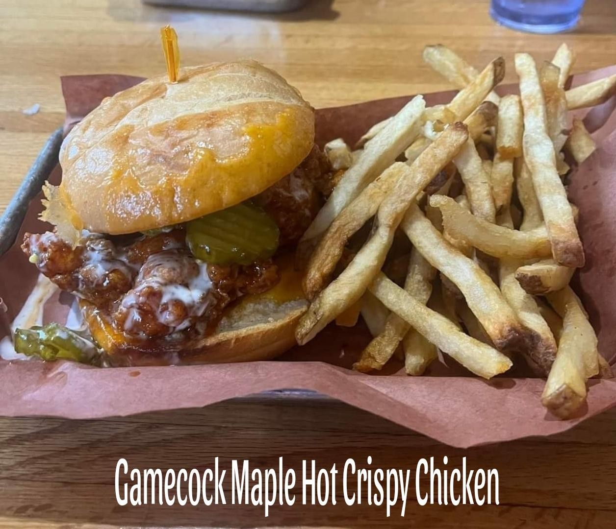 The Game Cock Maple Hot Chicken