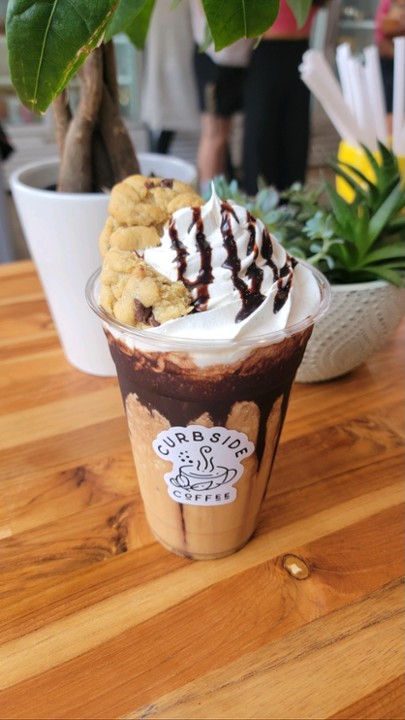 Chocolate chip cookie frappe