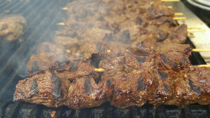 Beef Kabab  \ With One Pita