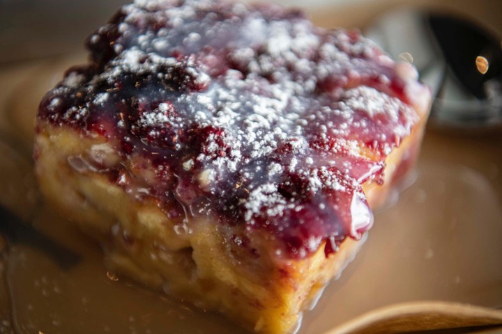 Mixed Berry Bread Pudding