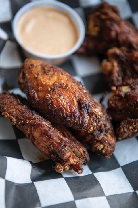 Double-Cooked Smoked Wings