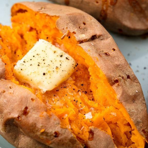 Just Baked Sweet Potato