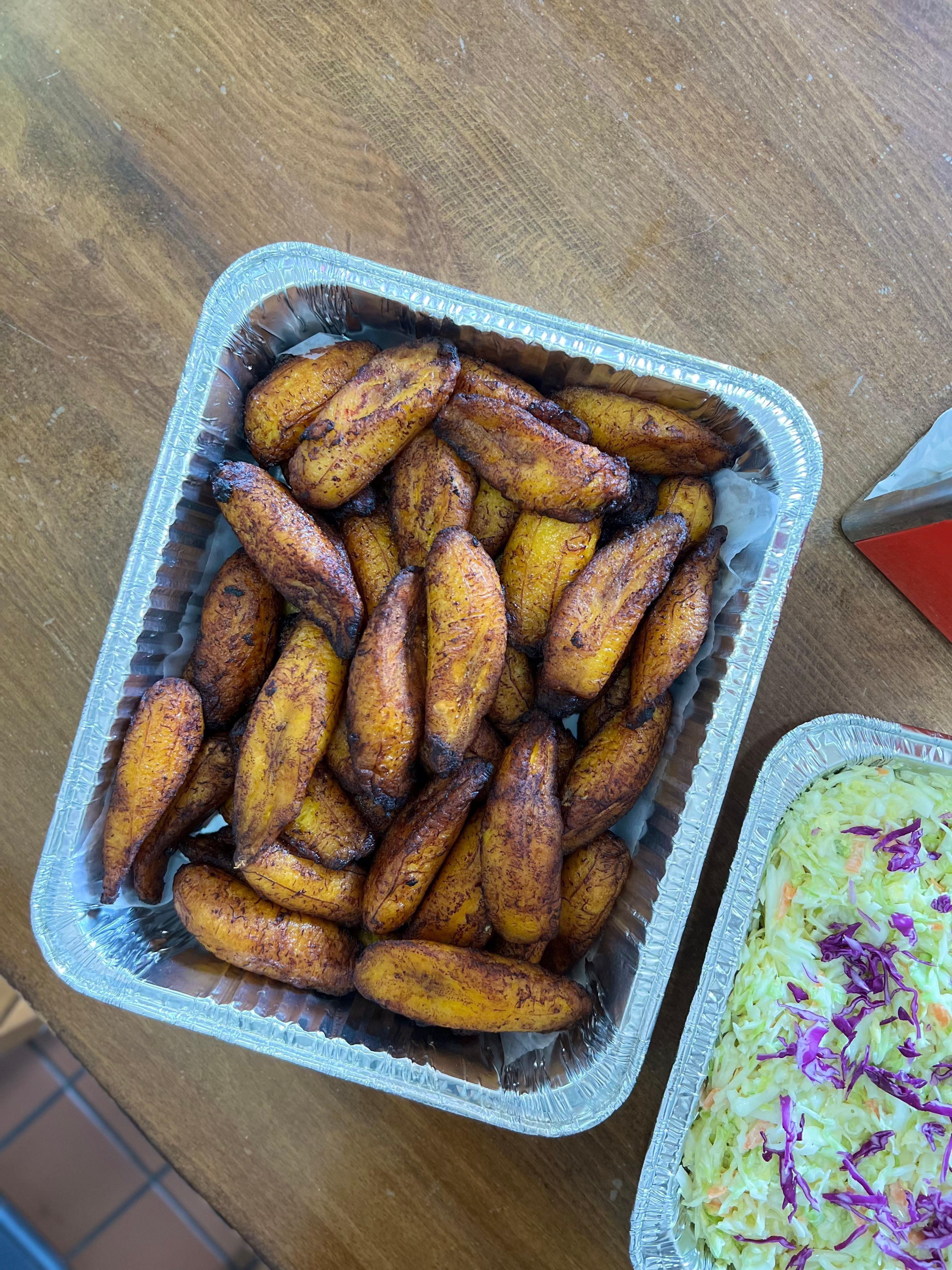 Tray of Fried Plantains