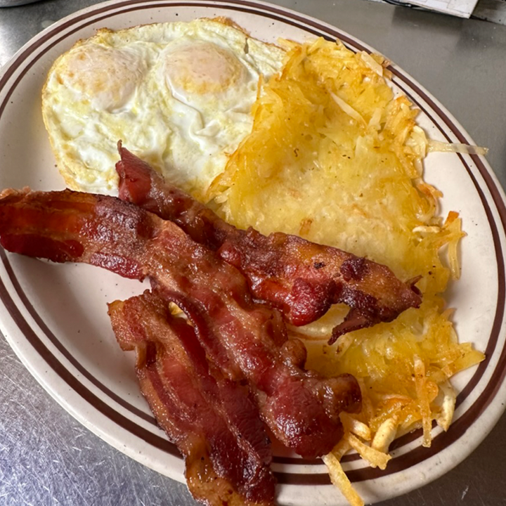 2 Eggs with Choice of Meat