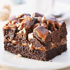 Caramel Rockslide Brownie