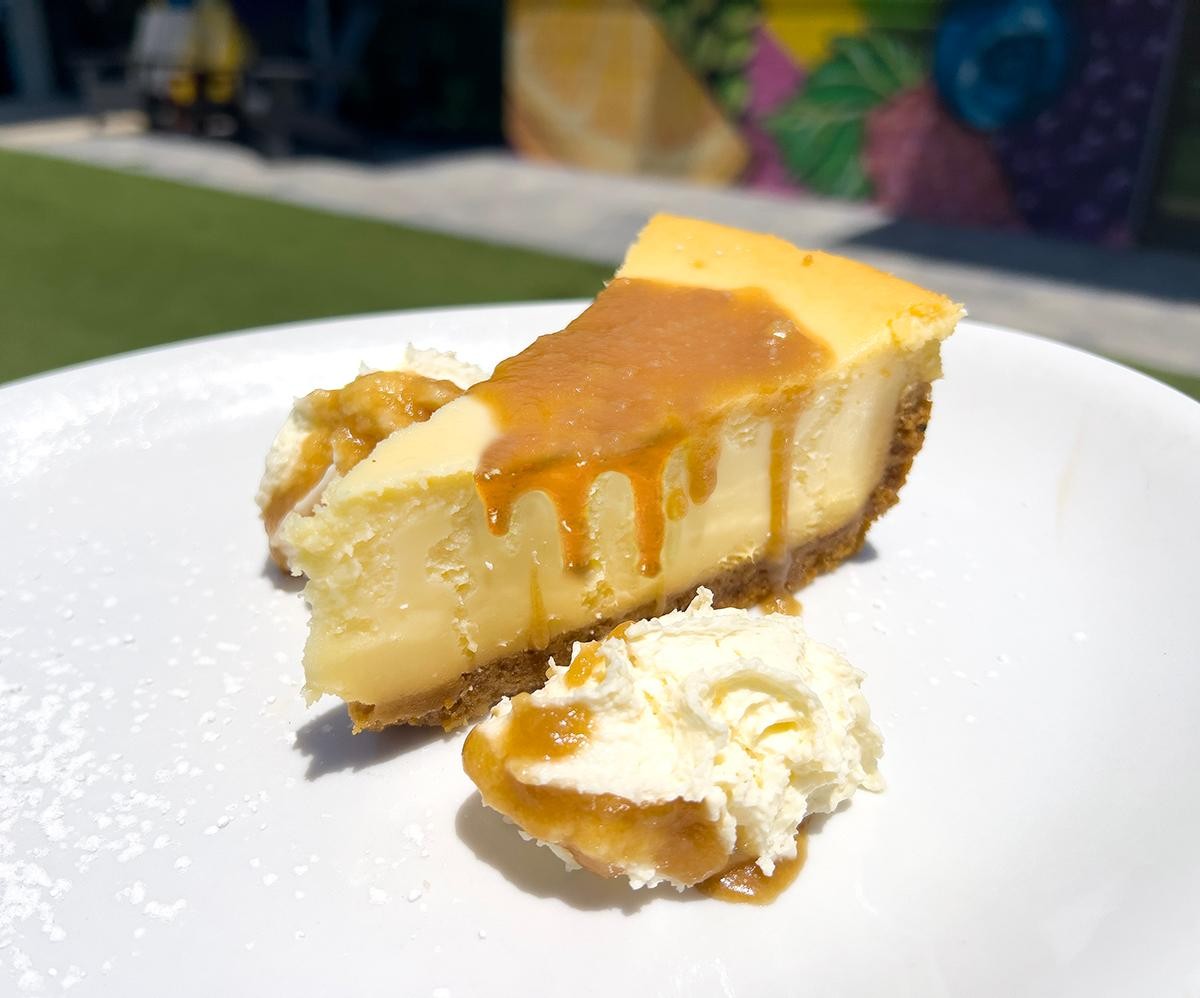 Cheesecake with butterscotch