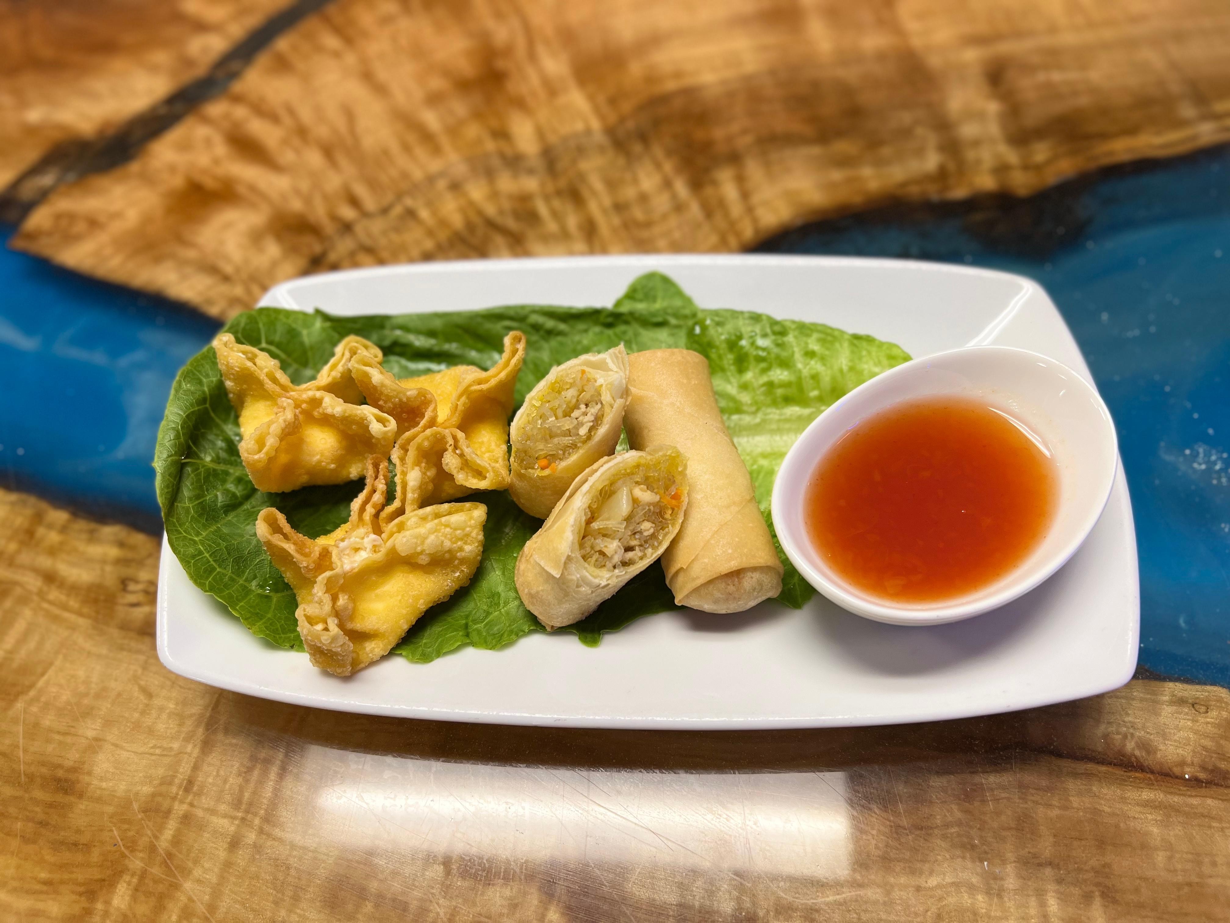 Spring Roll and wontons