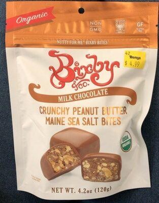 Bixby Crunchy Peanut Butter Maine Sea Salt Bites