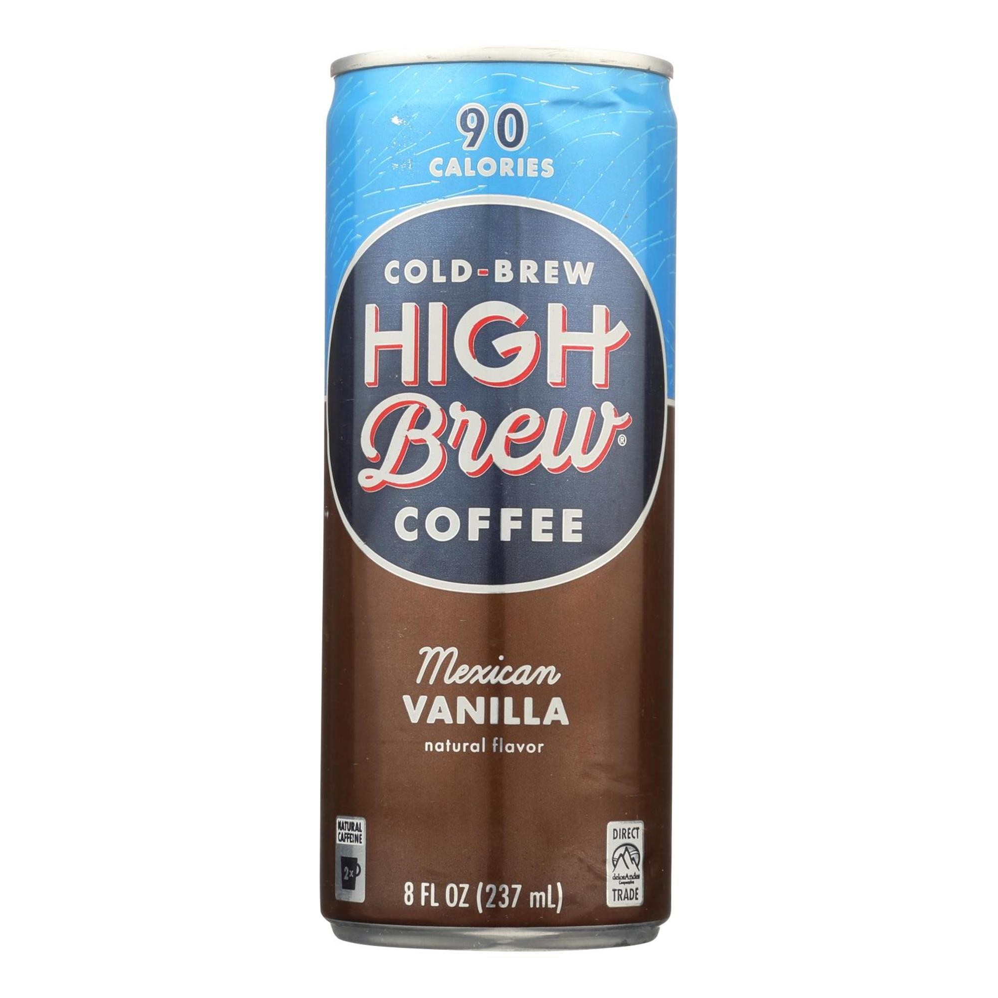 High Brew Coffee Mexican Vanilla  8 Oz