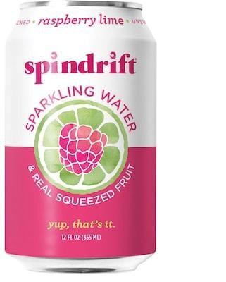 Spindrift Sparkling Water Raspberry Lime 12 oz