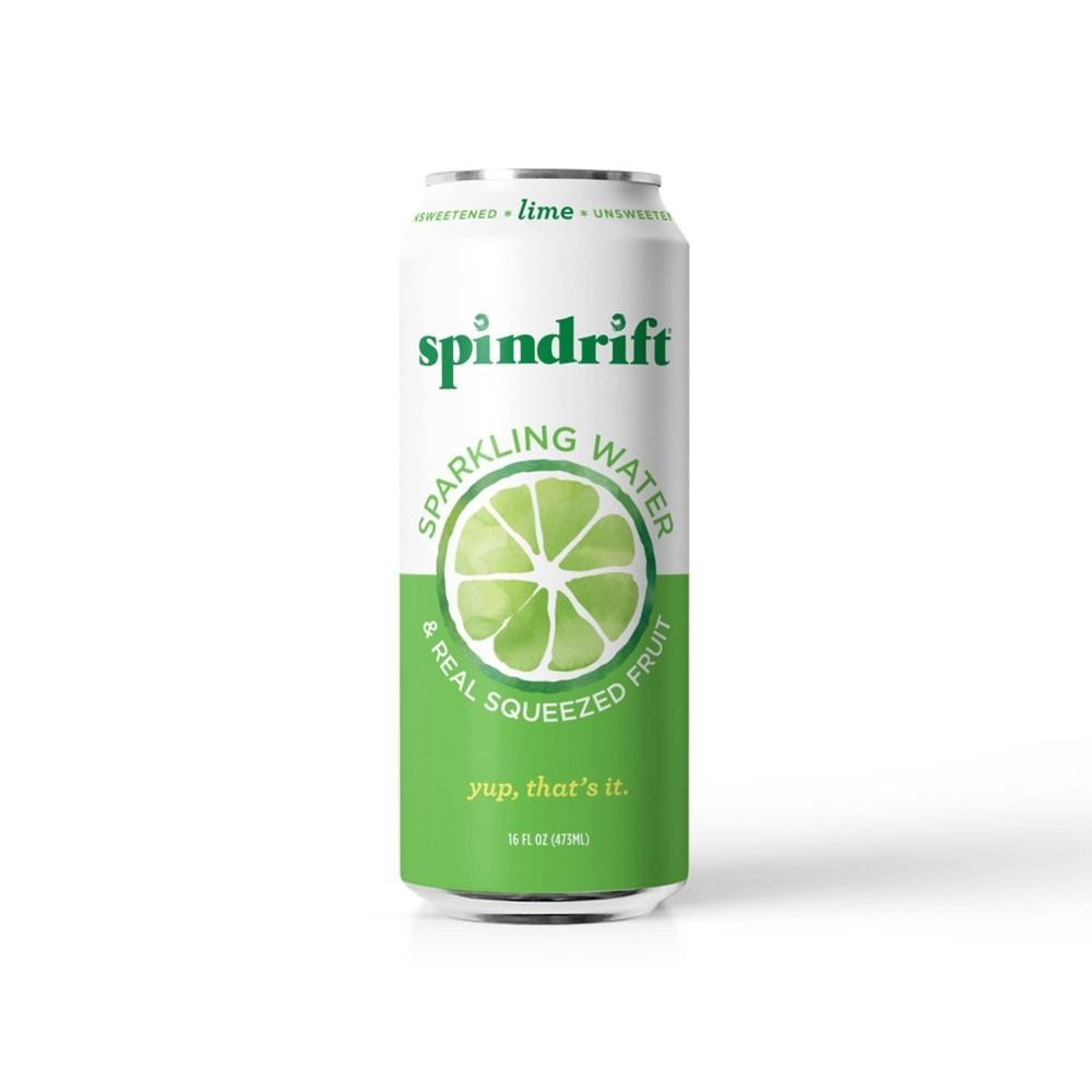 Spindrift Lime Sparkling Water 16oz
