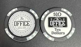 $10 Black Chip - Good for $10 at The Office